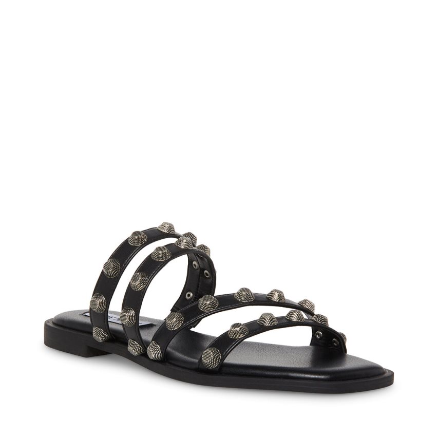 Sandalias Planas Steve Madden Sterling Mujer Negras | ES PQE984